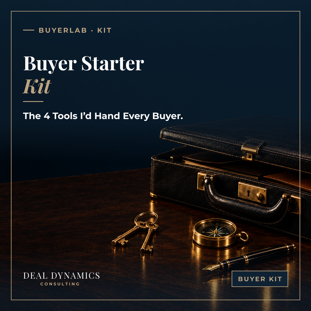 Buyer Starter Kit by Deal Dynamics Consulting