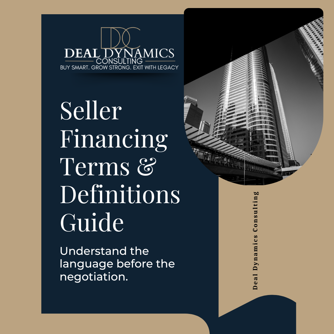 Seller Financing Terms & Definitions Guide