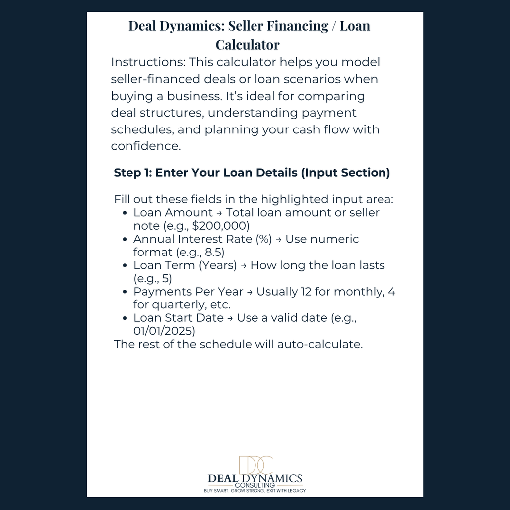 Business Financing Calculator