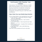 Business Financing Calculator
