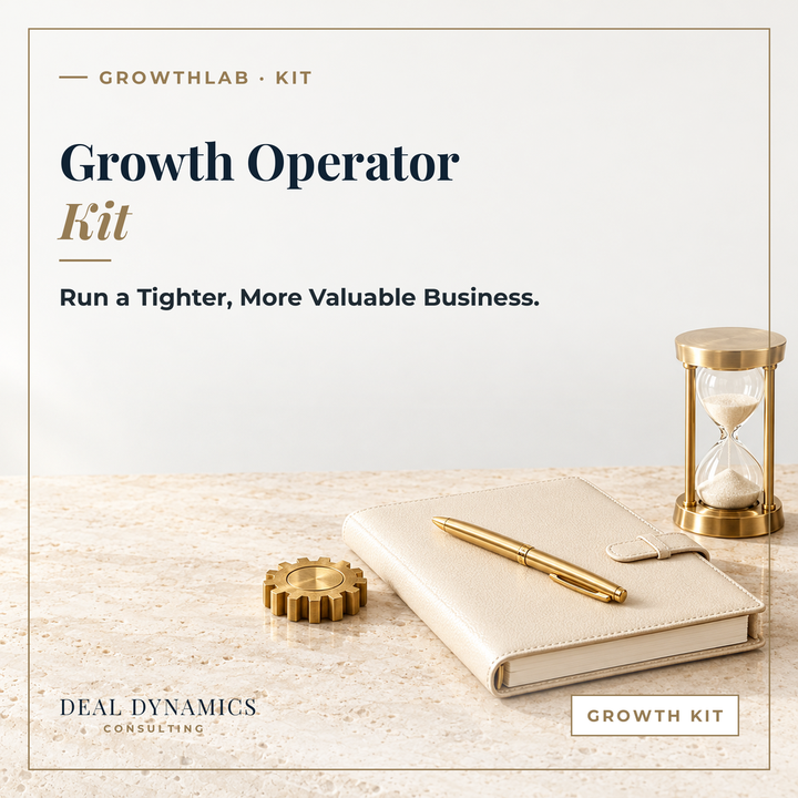 Growth Operator Kit: My 4 GrowthLab Tools to Run a Tighter, More Valuable Business.