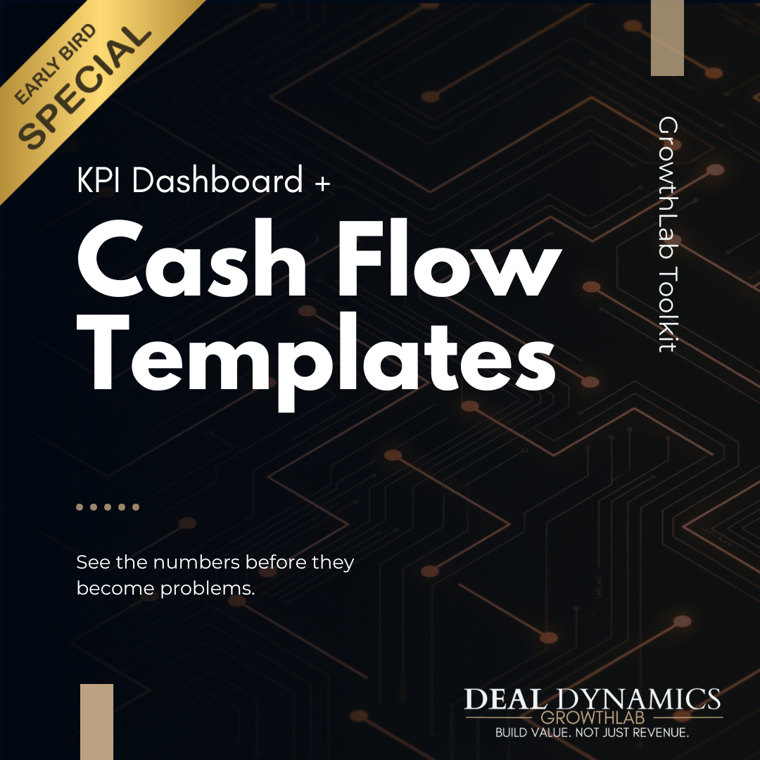 KPI Dashboard + 13-Week Cash Flow Templates