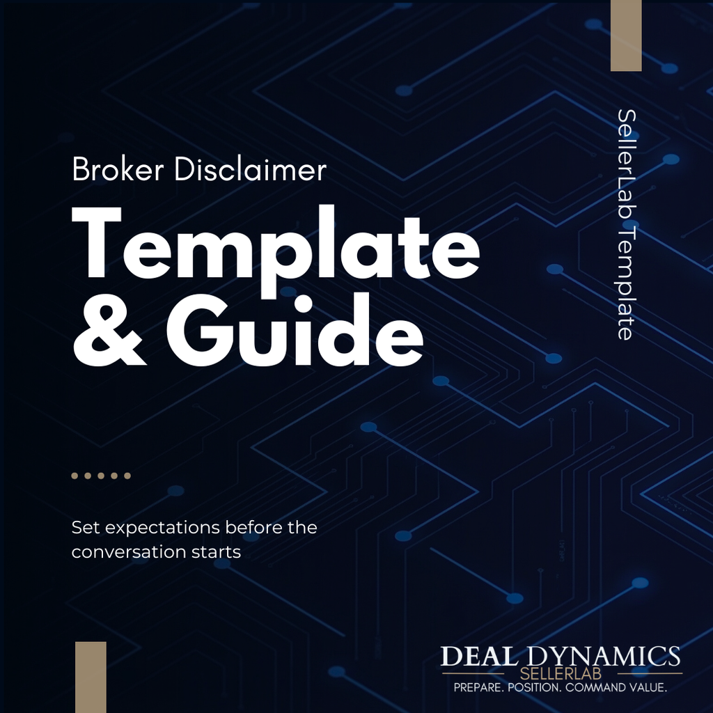Broker Disclaimer Template + Usage Guide