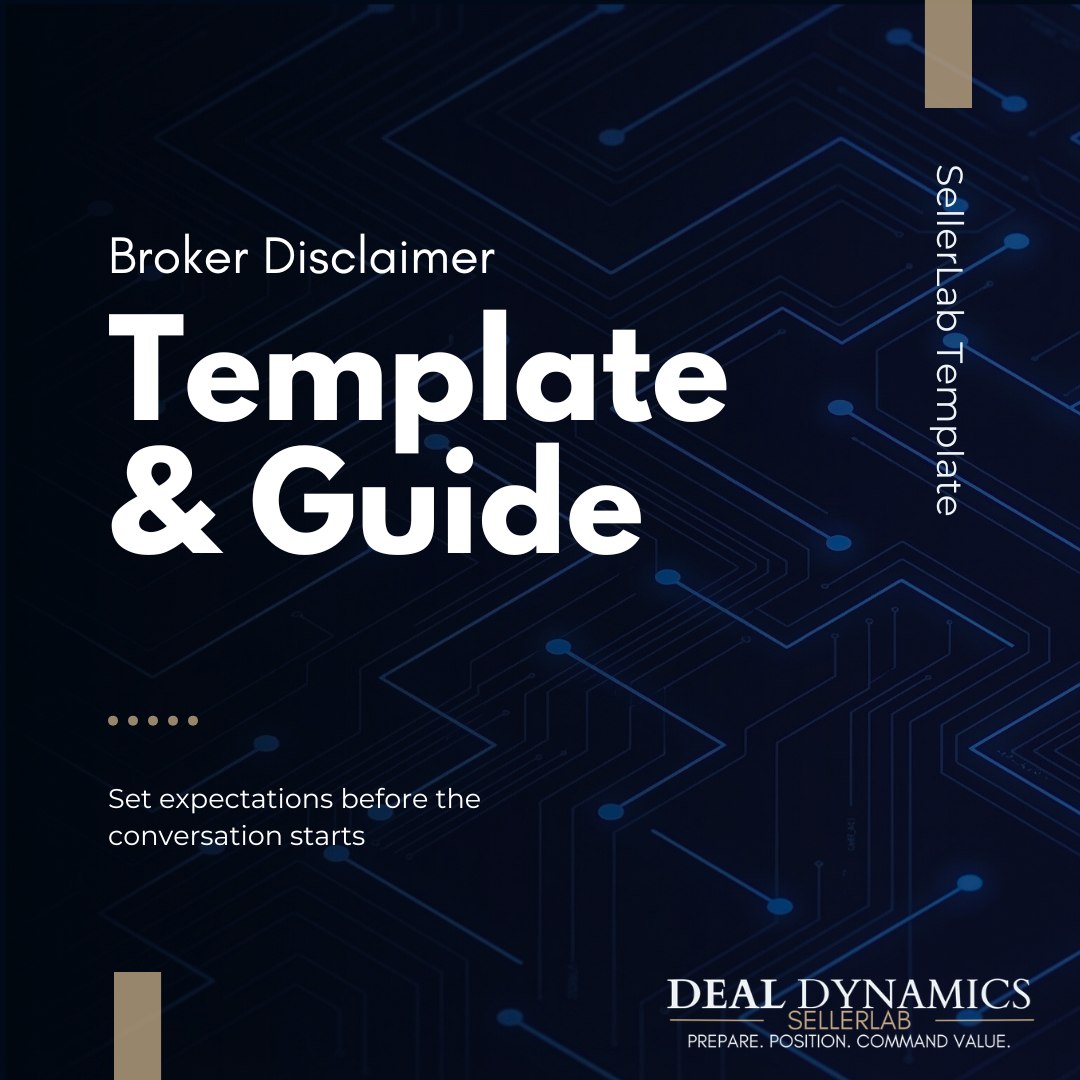 Broker Disclaimer Template + Usage Guide