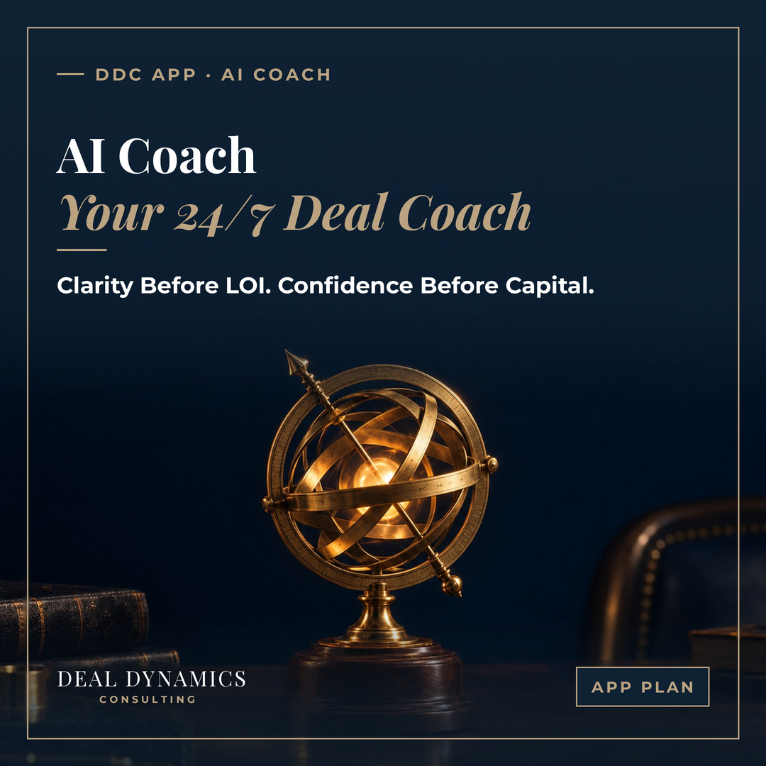 AI Coach App Plan by Deal Dynamics Consulting