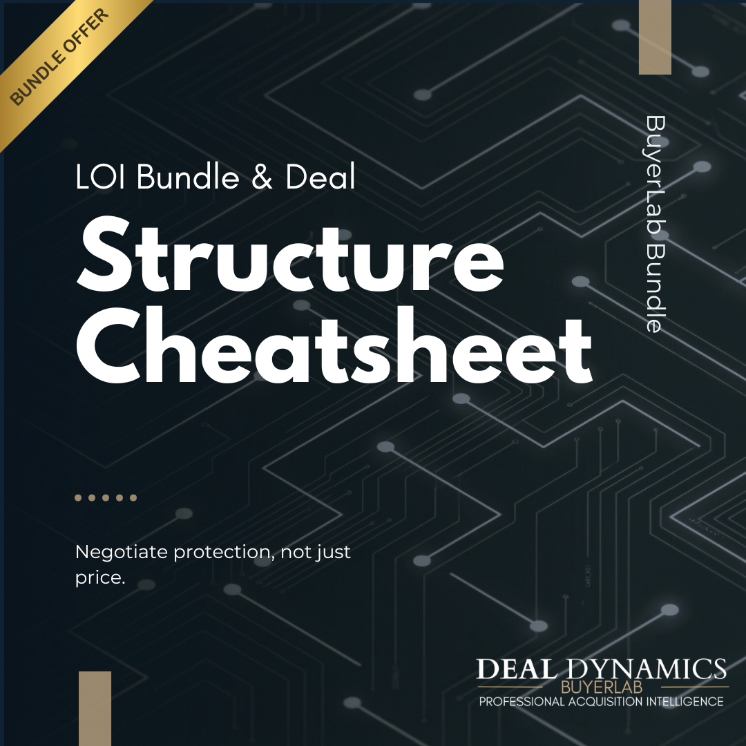 LOI Bundle + Deal Structure Cheatsheet