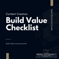 Don’t Build a $0 Exit: The Creator Wealth Checklist