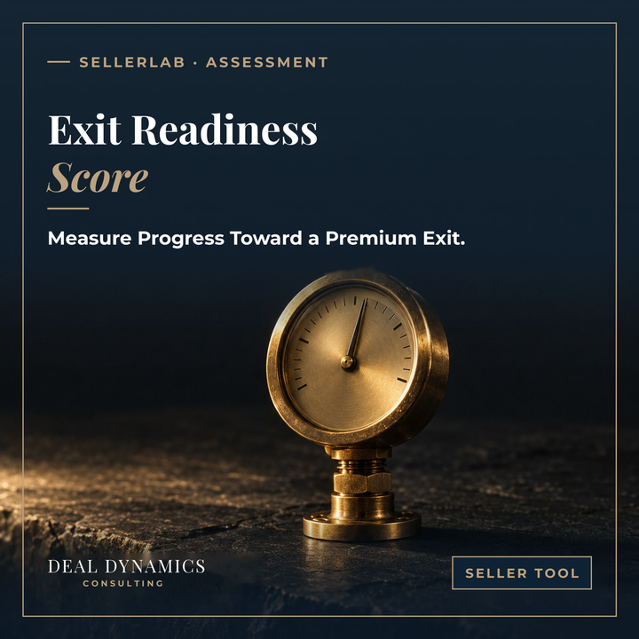 Exit Readiness Score: Score Your Business the Way a Buyer Will, Before They Do.
