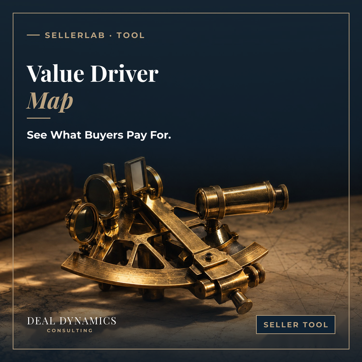 Value Driver Map: See What Moves Your Price, and by How Much, Before You Sell.